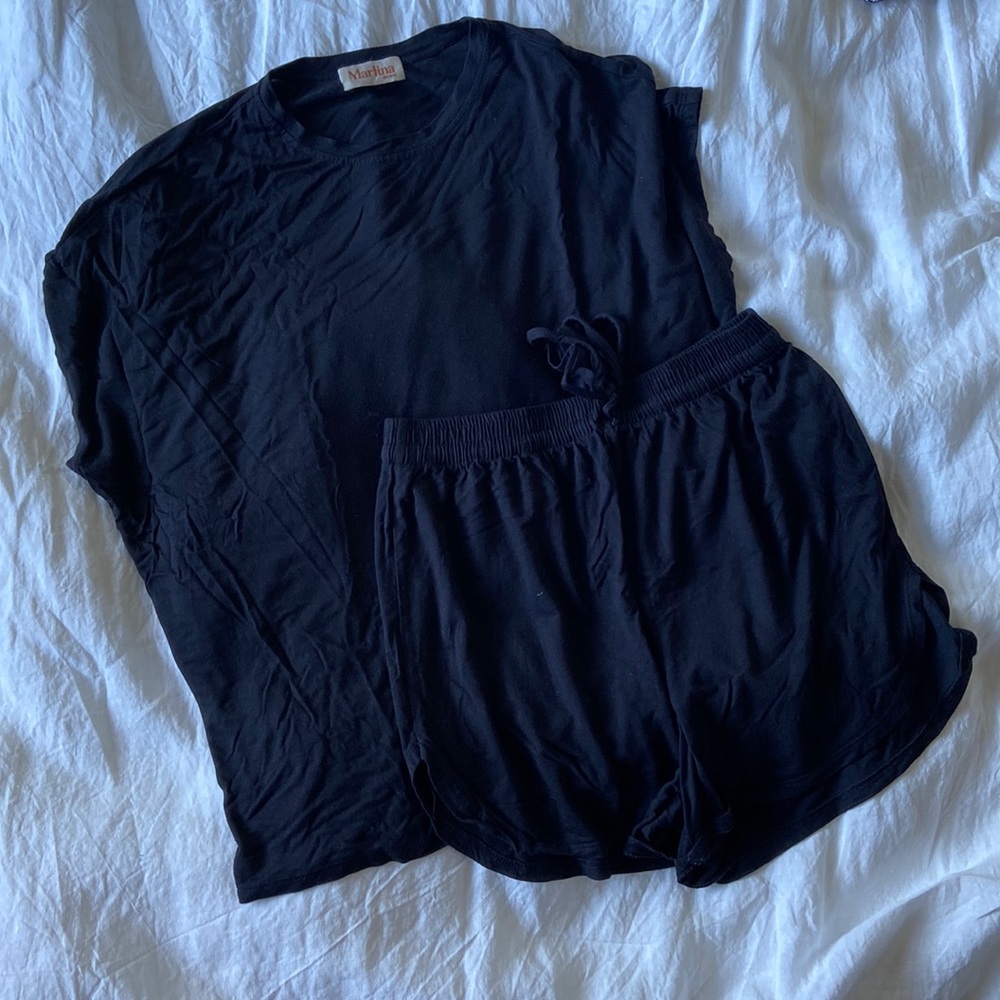 3 for $30 / Black T-shirt and Shorts lounge set